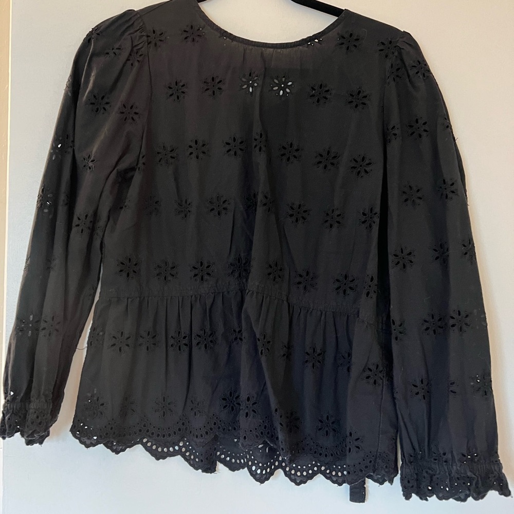 Madewell eyelet blouse